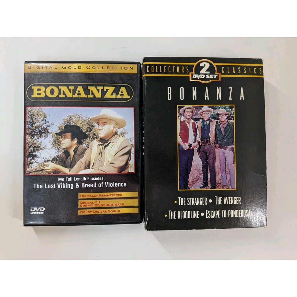 Bonanza DVD Lot Digital Gold Collection + Collector's Classics 2 DVD Set Western